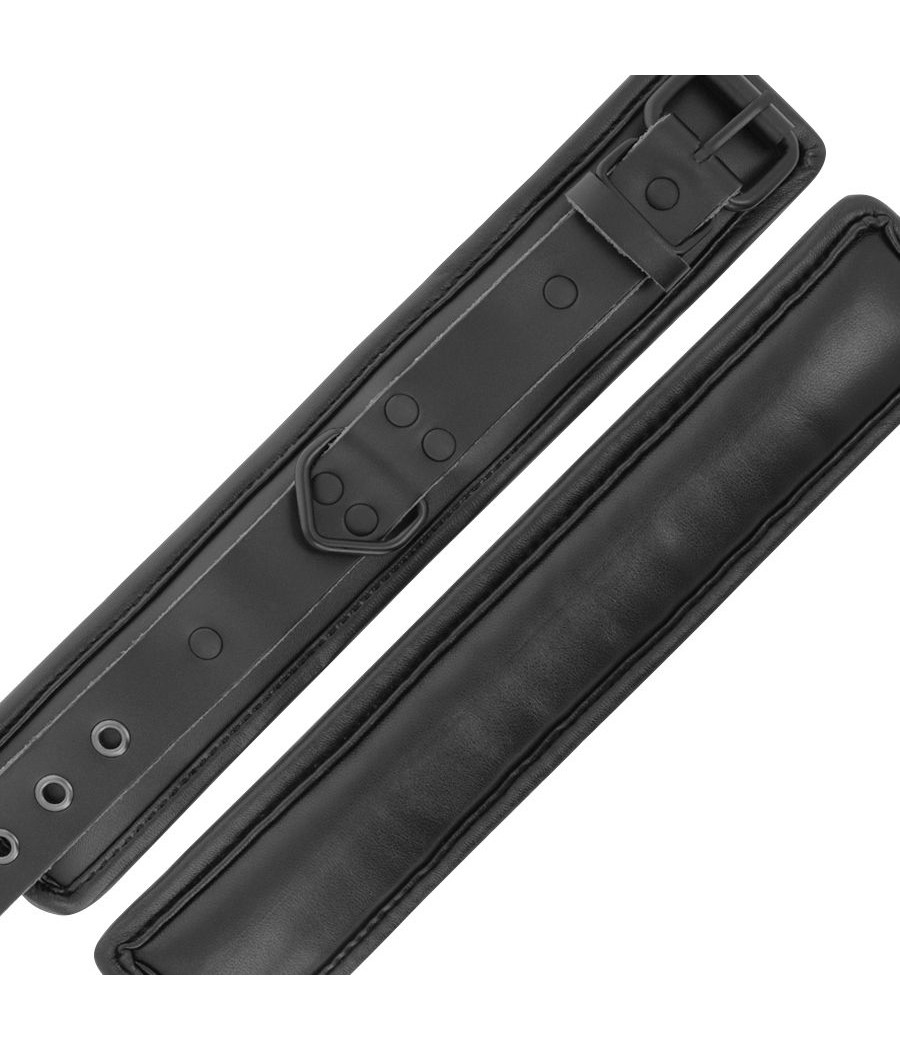 DARKNESS - ESPOSAS AJUSTABLES MANOS LEATHER NEGRO