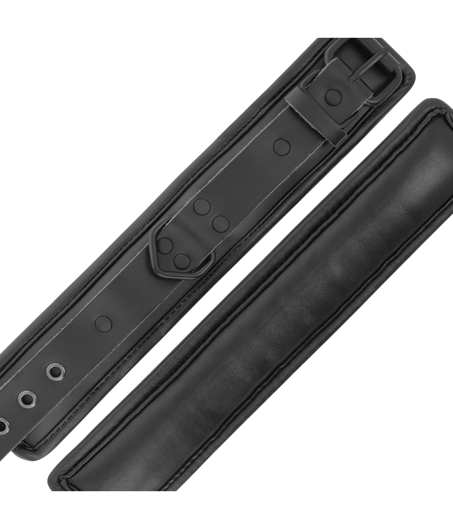 DARKNESS - MENOTTES DE CHEVILLE AJUSTABLES CUIR NOIR