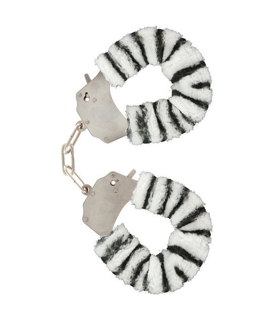 TOYJOY - FURRY FUN MANSCHETTEN BONDAGE ZEBRA