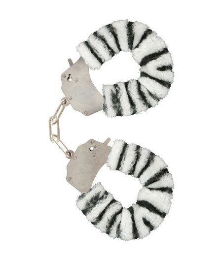 TOYJOY - FURRY FUN MANSCHETTEN BONDAGE ZEBRA