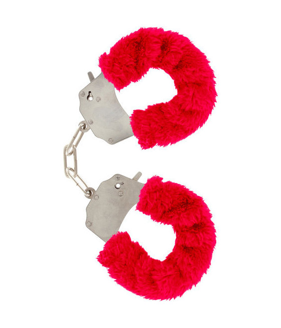 TOYJOY - FURRY FUN CUFFS BONDAGE RED