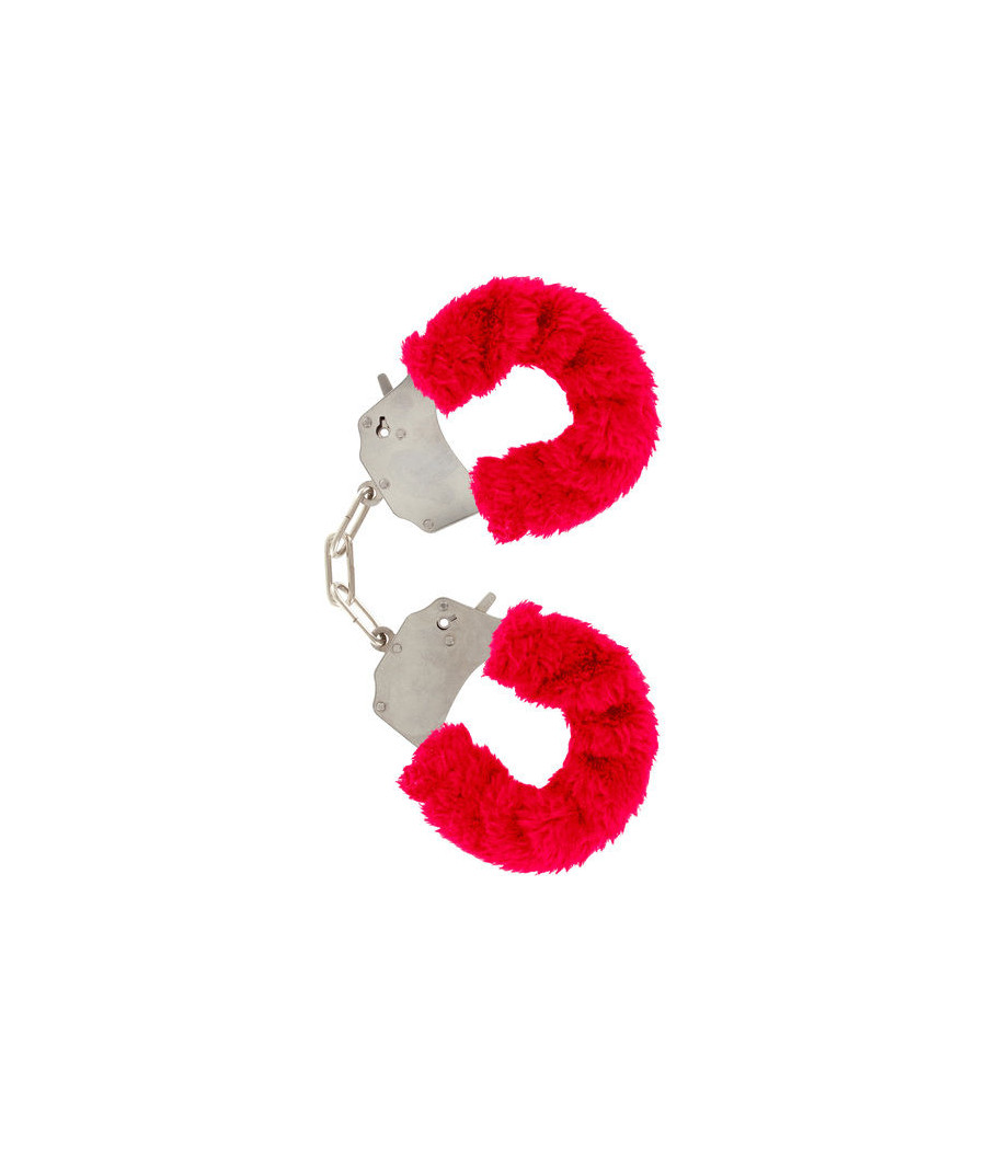 TOYJOY - MANCHETTES FURRY FUN BONDAGE ROUGE