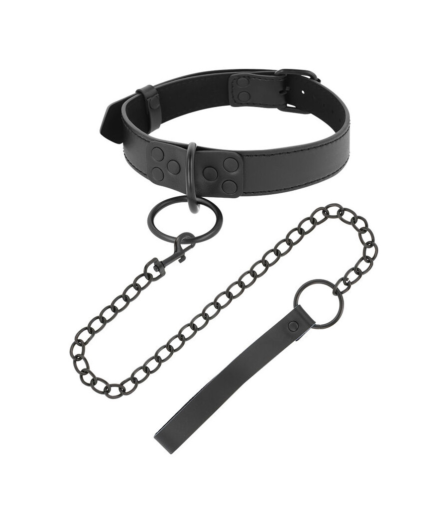 DARKNESS - COLLANA NERA CON CATENA