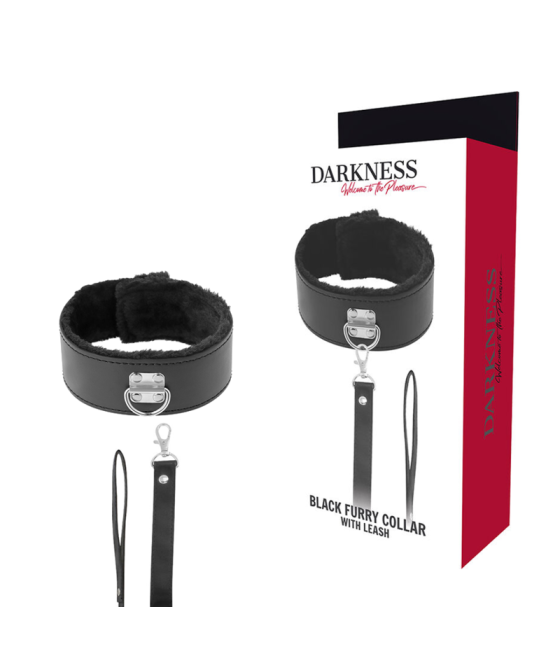 DARKNESS - COLAR FORRO COM CORRENTE DE TITÂNIO