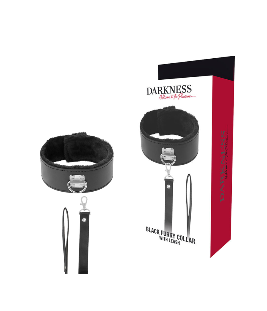 DARKNESS - COLLAR FORRADO CON CADENA TITANIUM