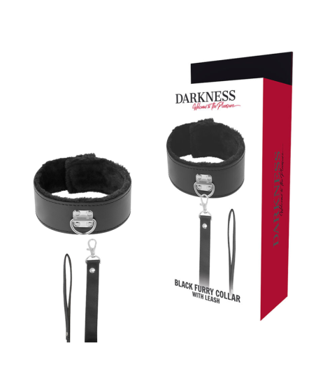 DARKNESS - GEFÜTTERTE HALSKETTE MIT TITANKETTE