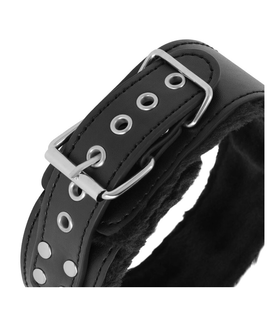 DARKNESS - COLLAR FORRADO CON CADENA TITANIUM