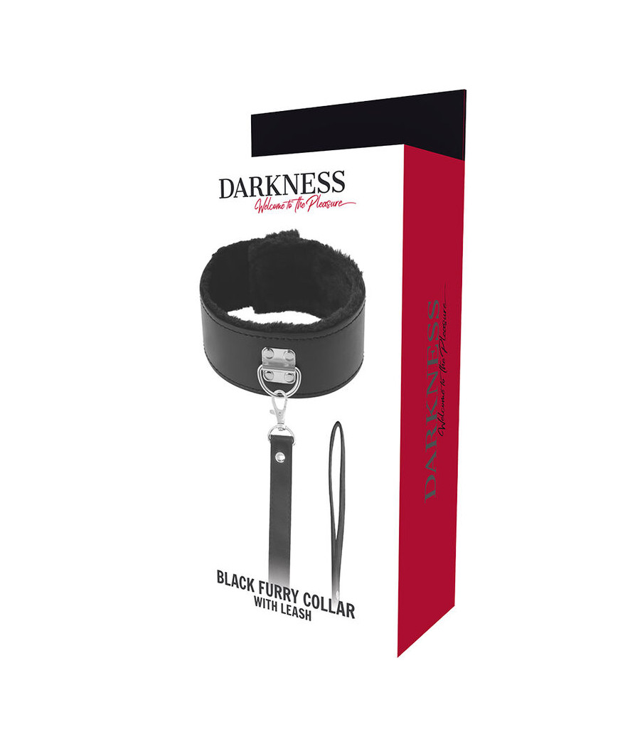 DARKNESS - COLLANA FODERATA CON CATENA IN TITANIO