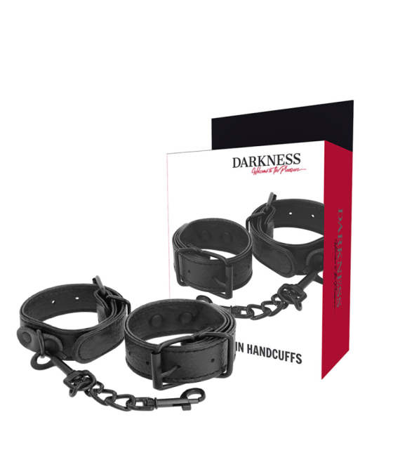 DARKNESS - BREITE, DÜNNE TEXTURIERTE HANDSCHELLEN