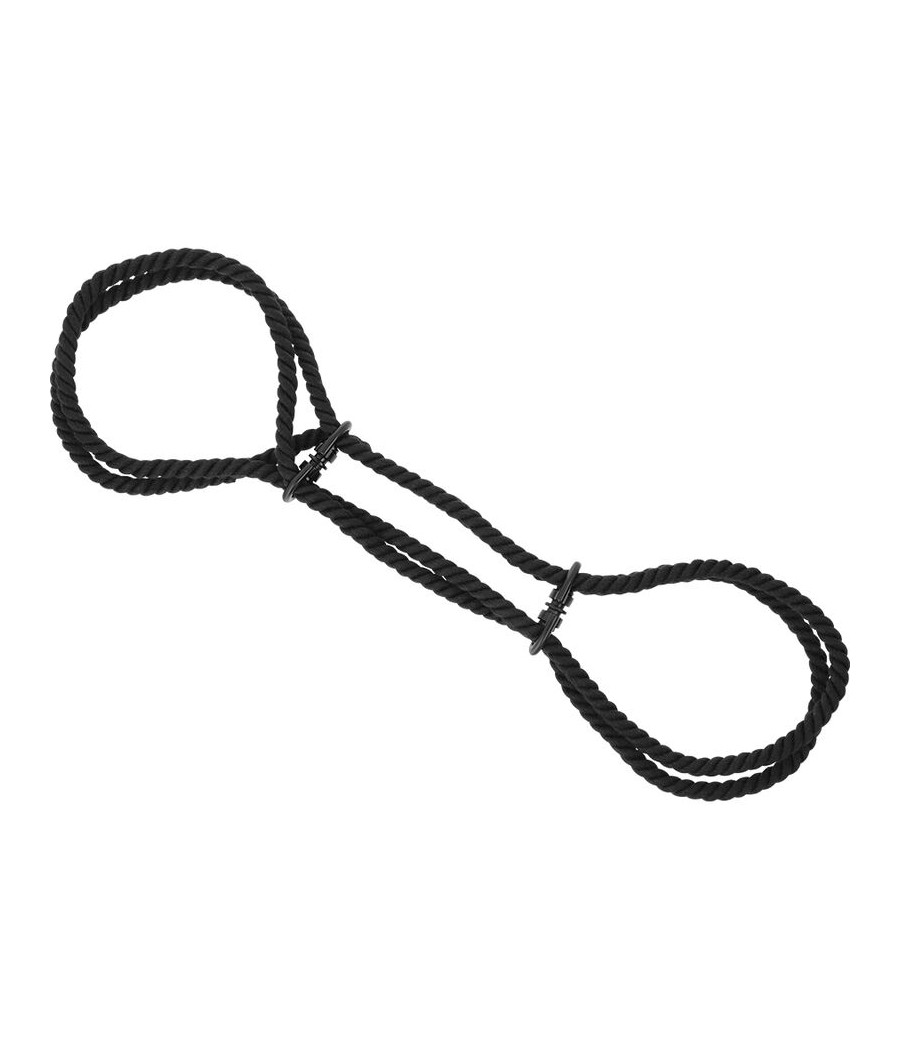 DARKNESS - 100% COTTON ROPE HANDCUFFS OR ANKLE HANDCUFFS