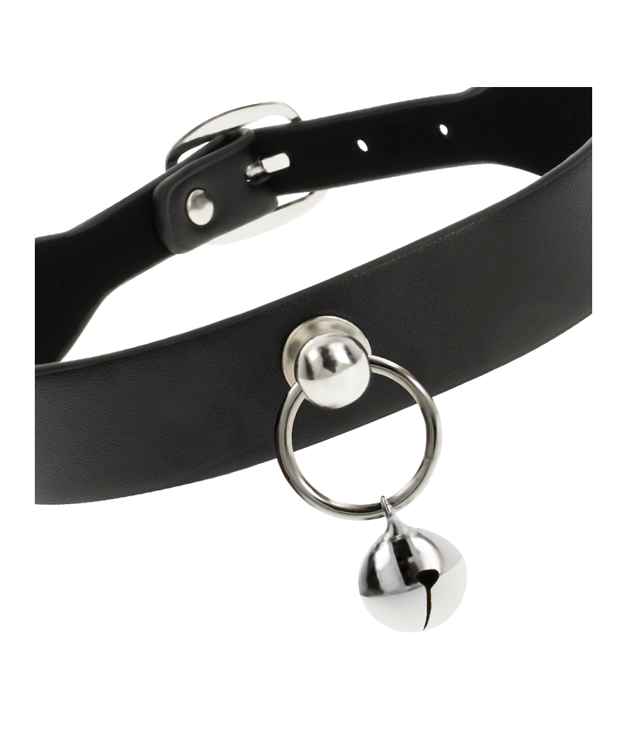 COQUETTE CHIC DESIRE - COLLIER CUIR VEGAN FEMME ACCESSOIRE HOCHET/CERCEAU