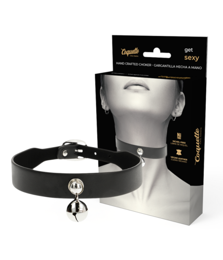 COQUETTE CHIC DESIRE - VEGAN LEATHER NECKLACE WOMAN RATTLE ACCESSORY
