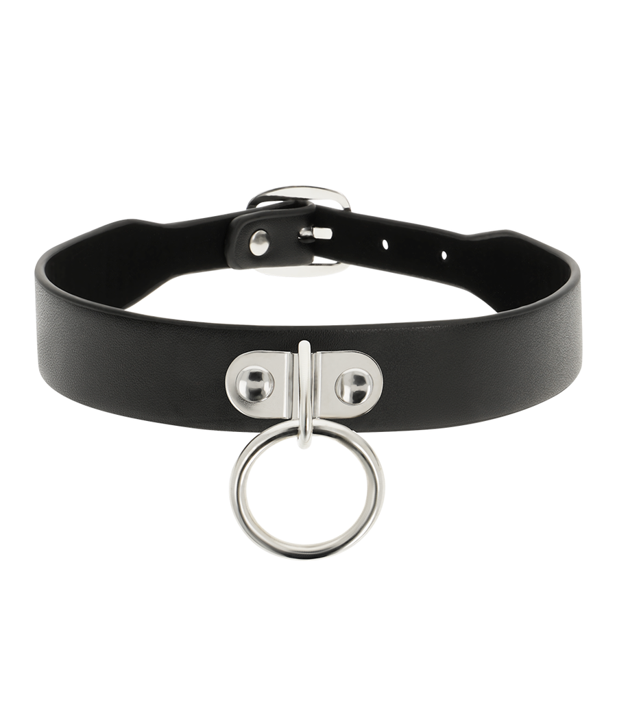 COQUETTE CHIC DESIRE - VEGAN LEATHER NECKLACE WOMAN FETISH ACCESSORY
