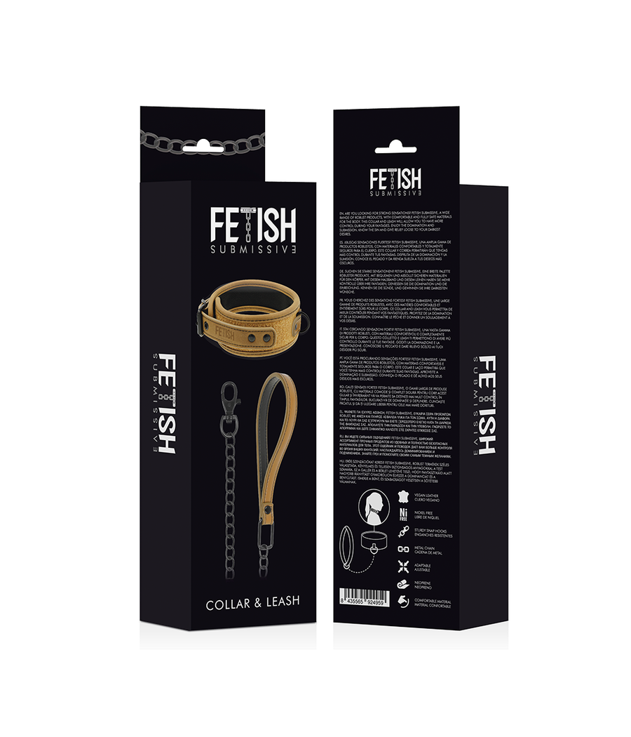 FETISH SUBMISSIVE ORIGEN - MIT NEOPREN GEFÜTTERTE KETTE