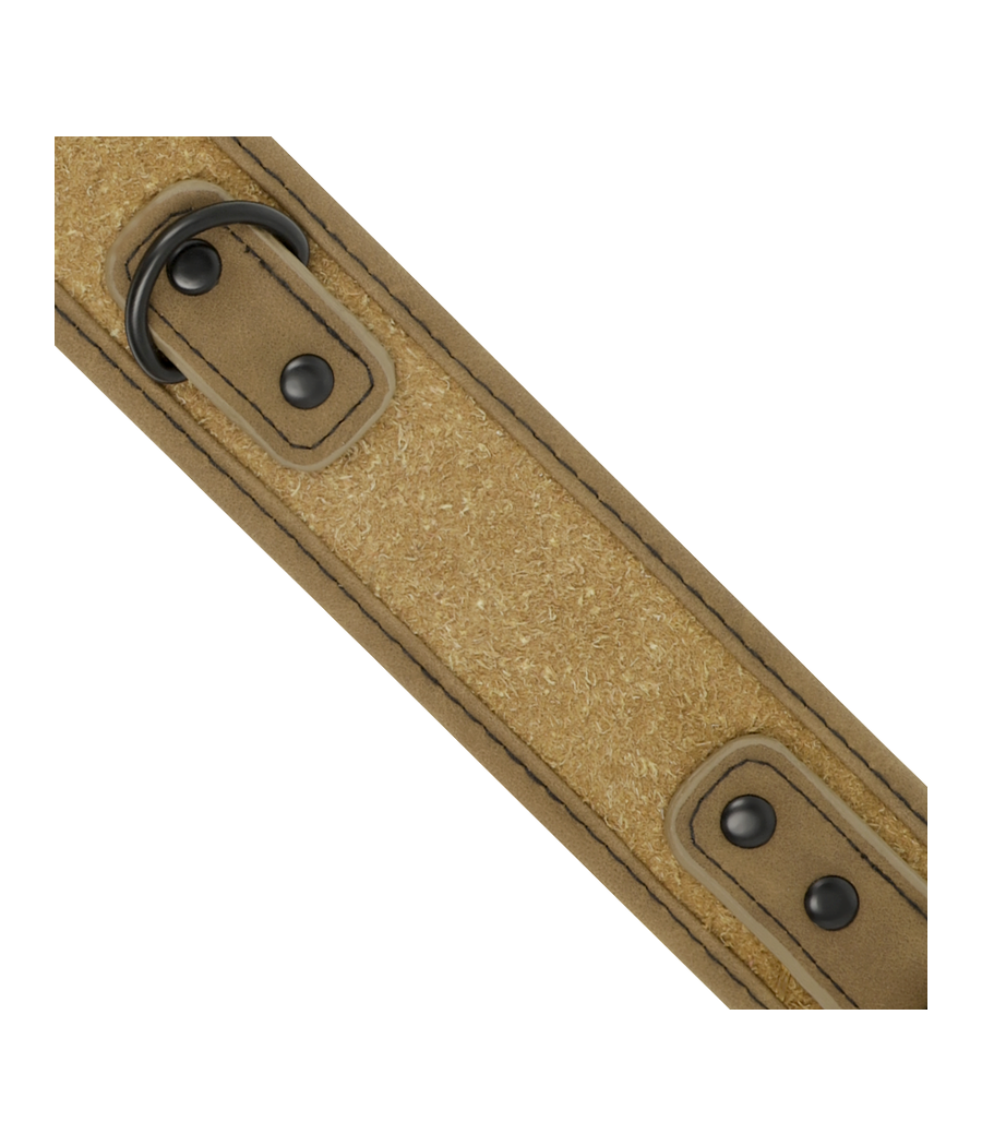 FETISH SUBMISSIVE ORIGIN - COLLANA A CATENA RIVESTITA IN NEOPRENE