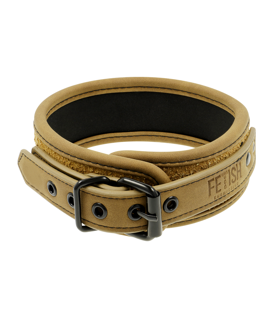 FETISH SUBMISSIVE ORIGEN - COLLAR CON CADENA CON FORRO DE NEOPRENO