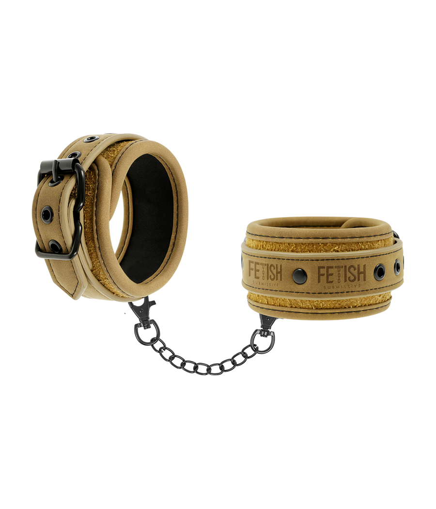 FETISH SUBMISSIVE ORIGIN - MANETTE IN PELLE VEGANA CON FODERA IN NEOPRENE