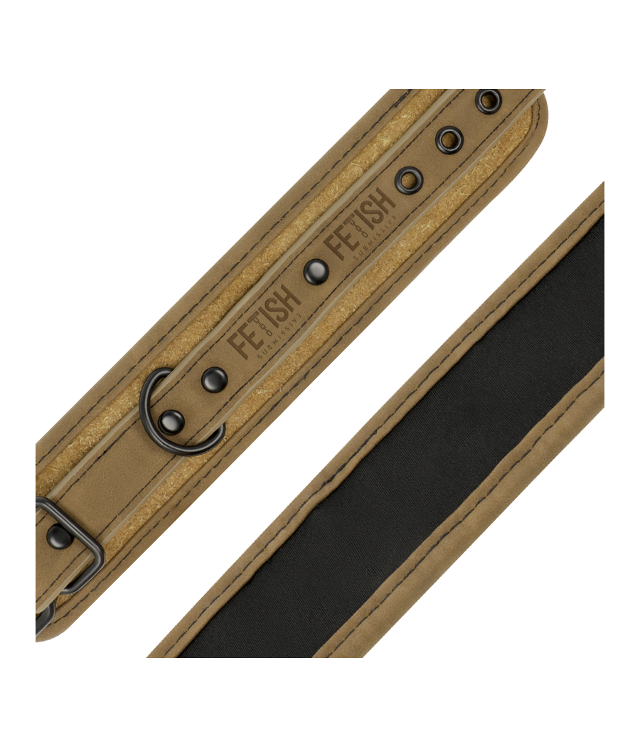 FETISH SUBMISSIVE ORIGIN - MANETTE IN PELLE VEGANA CON FODERA IN NEOPRENE