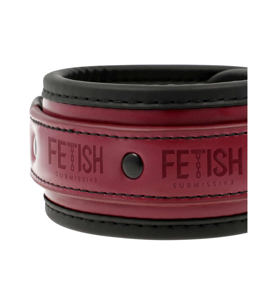 FETISH SUBMISSIVE DARK ROOM - ESPOSAS CUERO VEGANO CON FORRO DE NEOPRENO