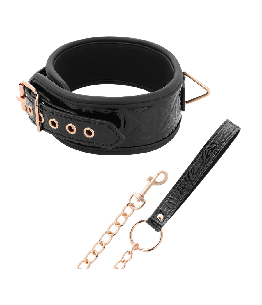 BEGME - BLACK EDITION PREMIUM COLAR DE COURO VEGAN