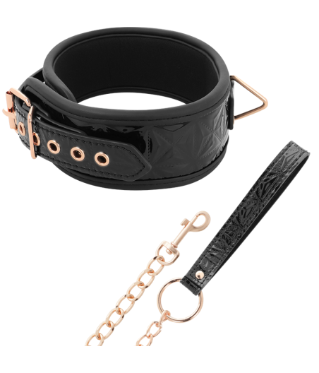 BEGME - BLACK EDITION PREMIUM COLLARE IN PELLE VEGANA