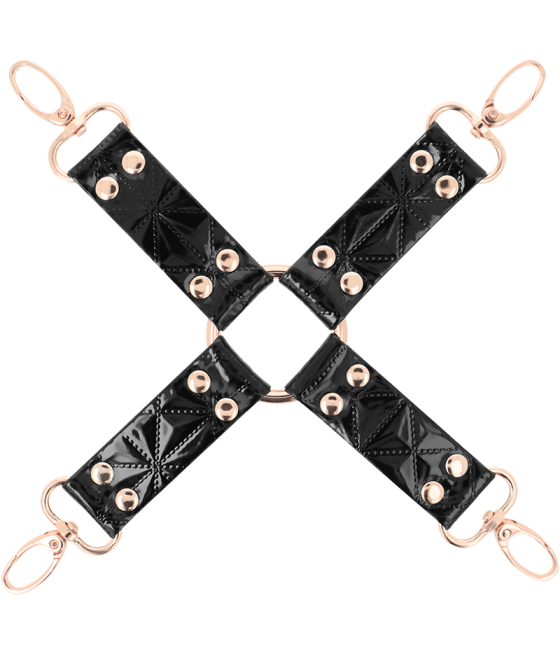 BEGME - BLACK EDITION HOG TIE CUERO VEGANO