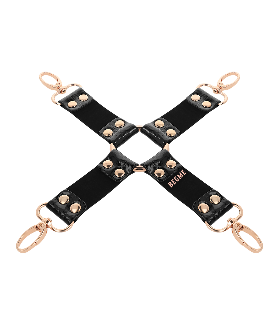 BEGME - BLACK EDITION HOG TIE IN PELLE VEGAN