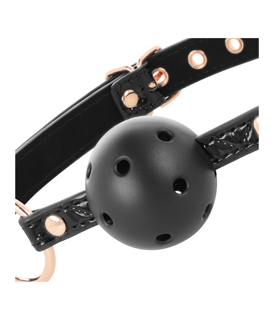 BEGME - BLACK EDITION BALL GAG CUIR VEGAN