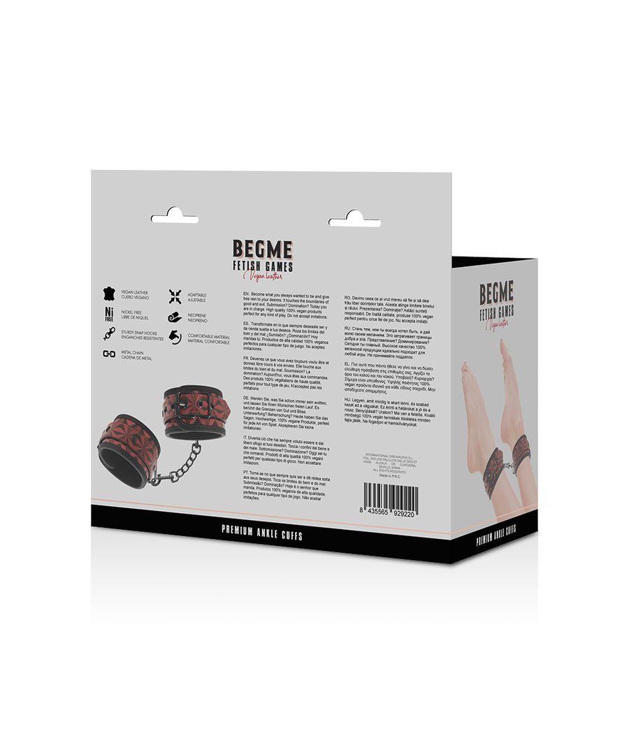 BEGME - RED EDITION PREMIUM KNÖCHELSTZE MIT NEOPRENFUTTER