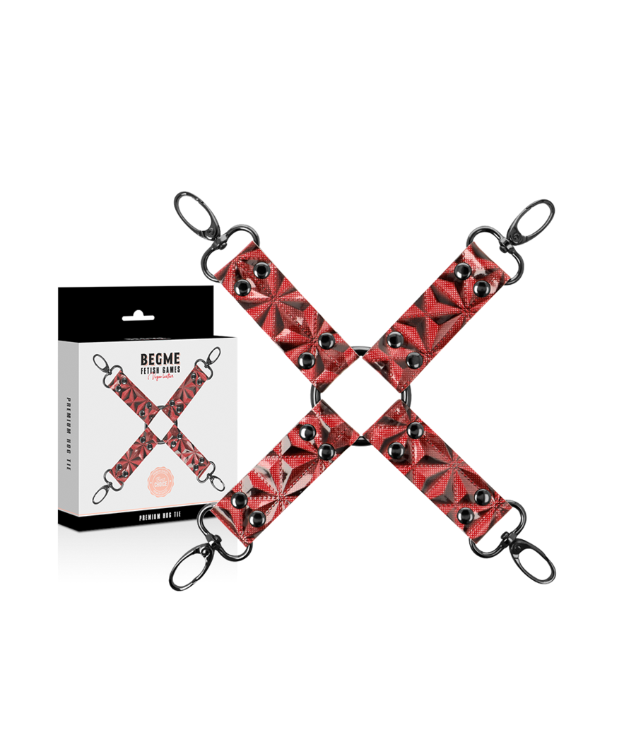 BEGME - GRAVATA DE PORCO DE COURO VEGANO PREMIUM RED EDITION