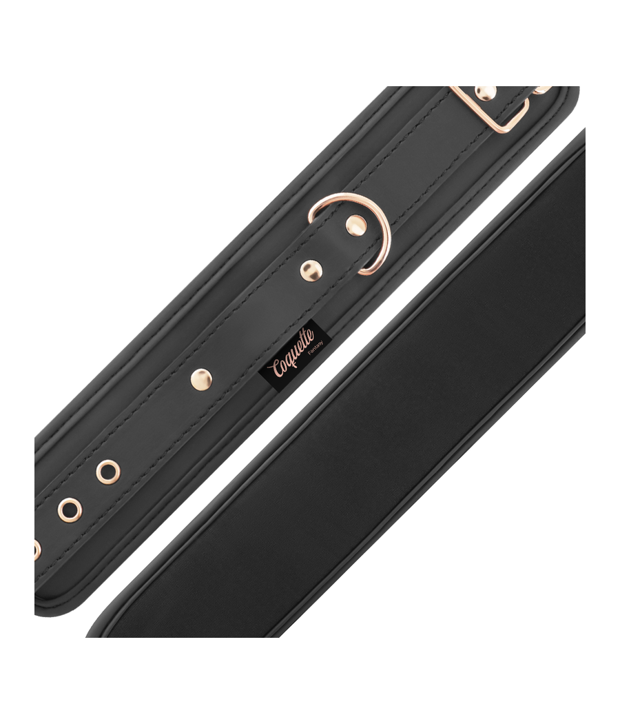 COQUETTE CHIC DESIRE - FANTASY-HANDSCHELLEN AUS VEGANEM LEDER MIT NOPRENE-FUTTER