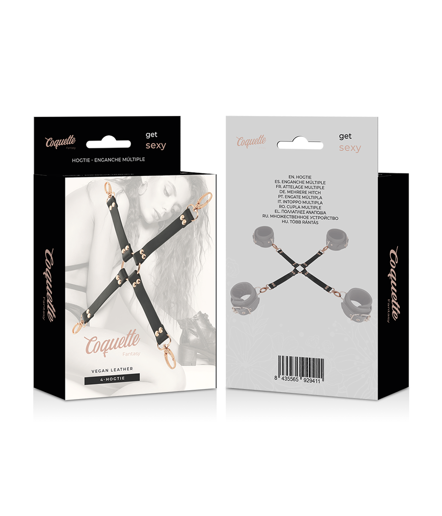 COQUETTE CHIC DESIRE - FANTASY HOG TIE VEGANES LEDER