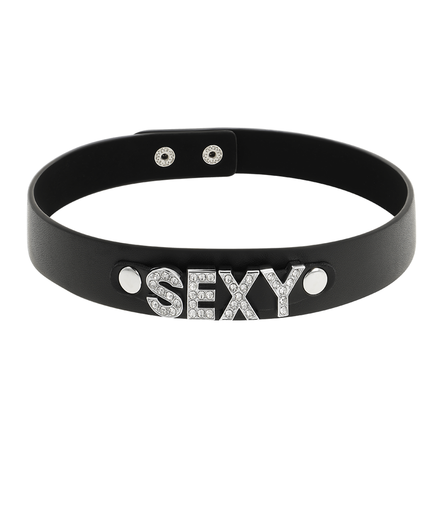 COQUETTE CHIC DESIRE - GARGANTILHA SEXY DE COURO VEGANO