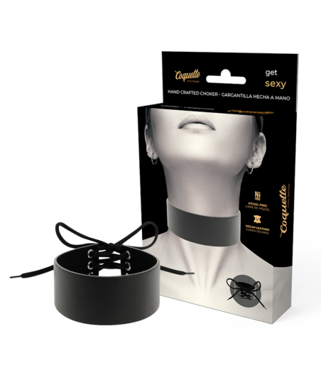 COQUETTE CHIC DESIRE - CHOKER CUERO VEGANO