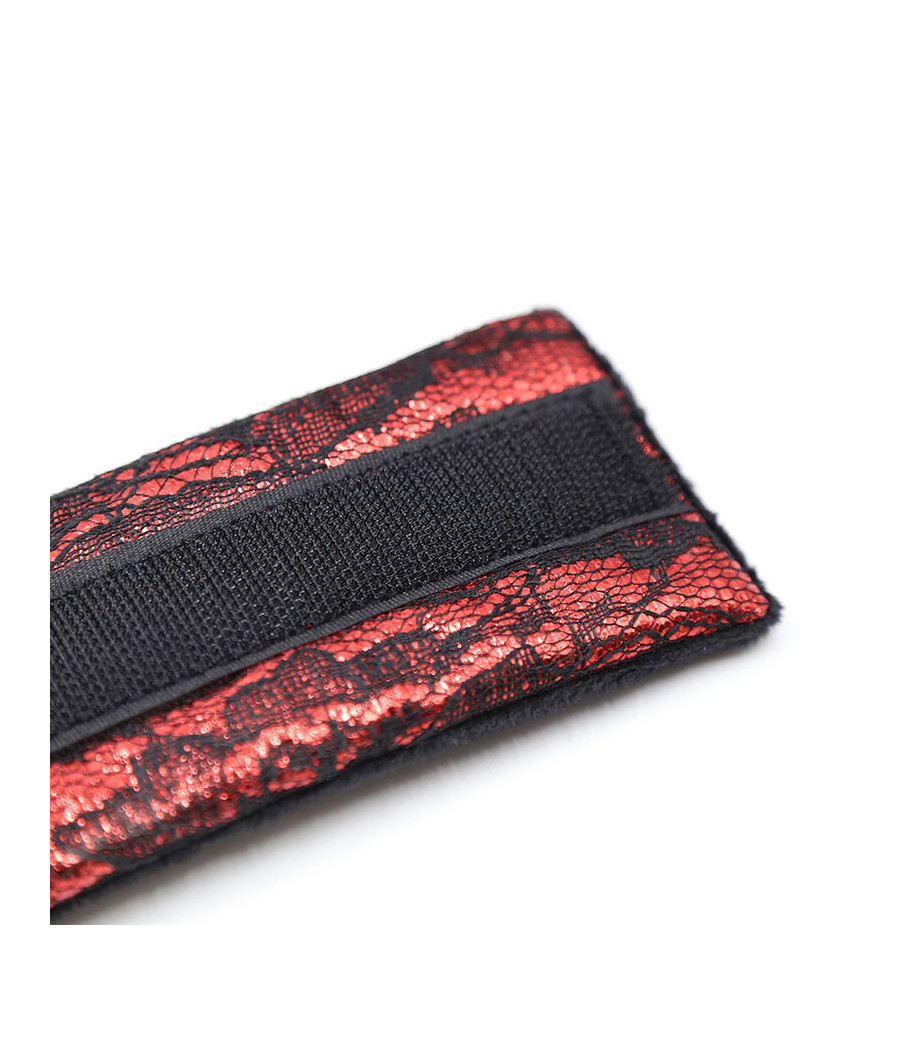 OHMAMA FETISH - MANETTE IN VELLUTO CON NASTRO IN NYLON