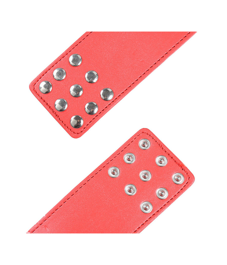 OHMAMA FETISH - ALGEMAS VERMELHAS COM FECHAMENTO DE SNAP