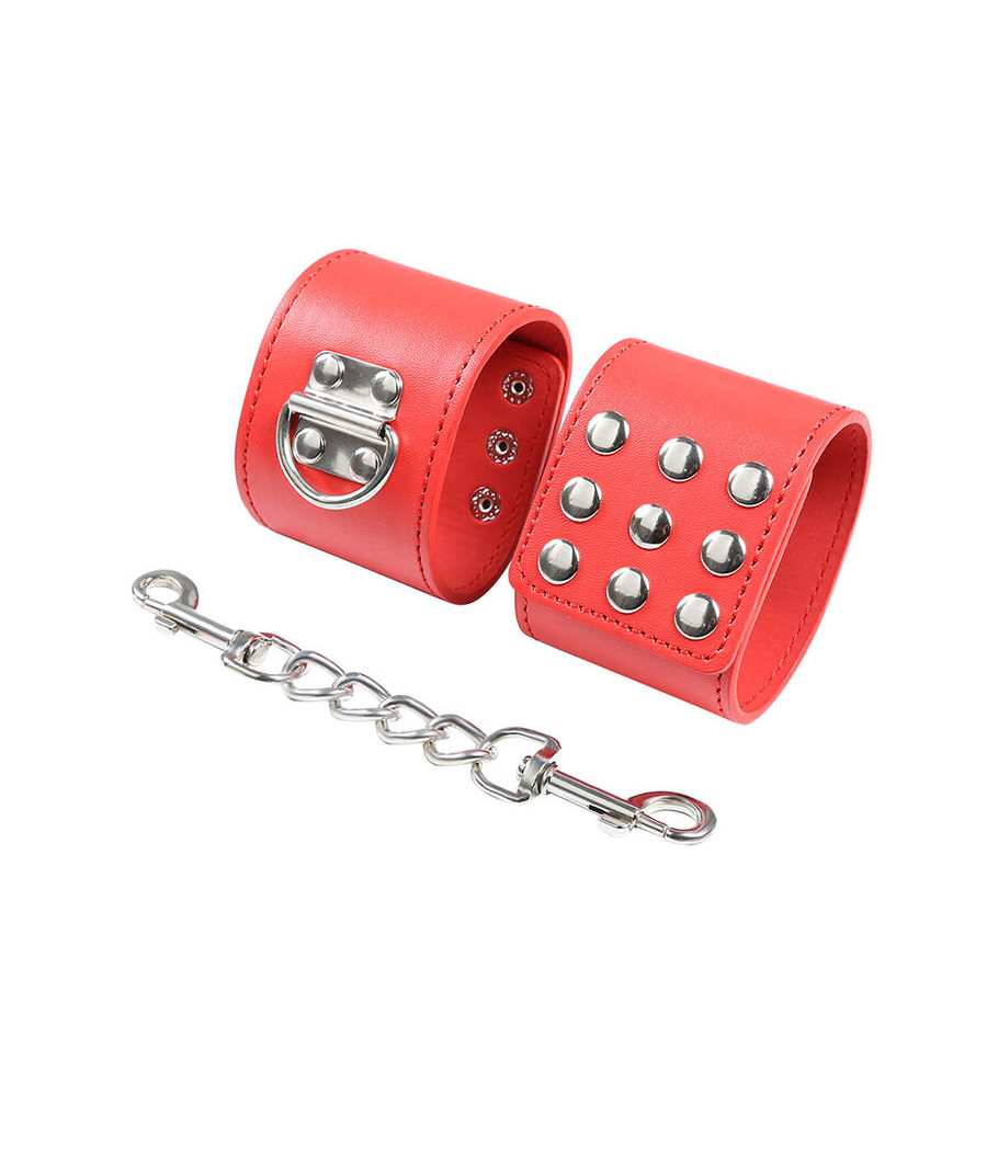 OHMAMA FETISH - MANETTE ROSSE CON CHIUSURA A SCATTO