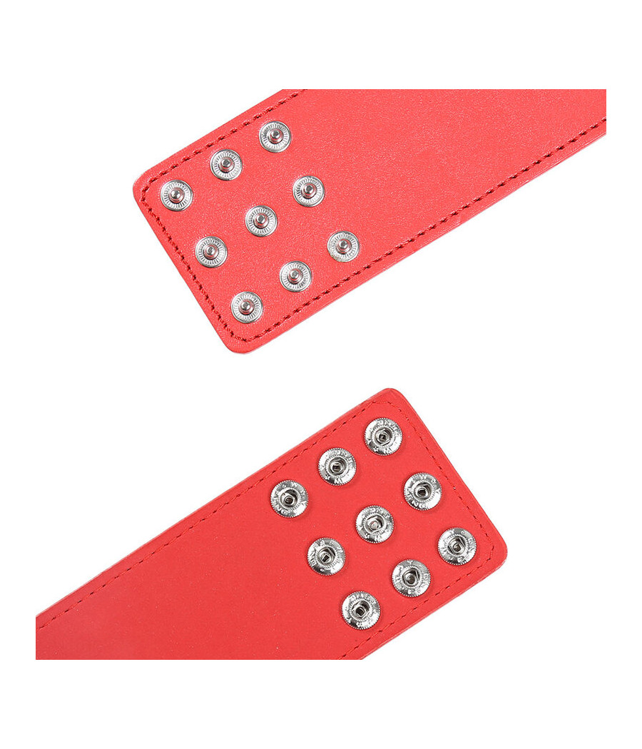 OHMAMA FETISH - MANETTE ROSSE CON CHIUSURA A SCATTO