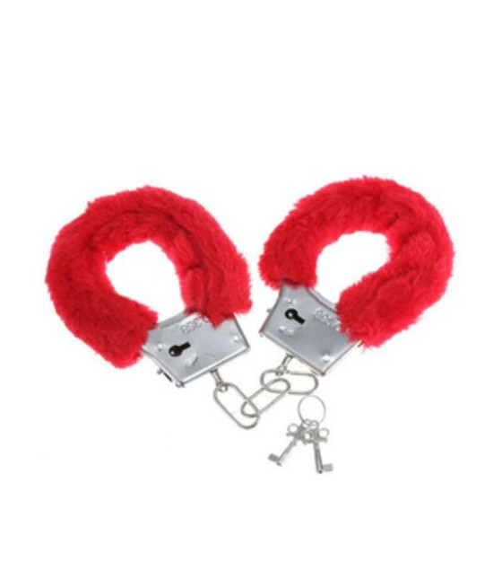 DIABLO PICANTE - PLEASURE FURRY HANDCUFFS RED