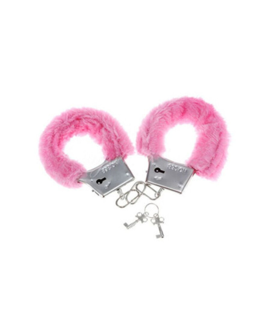 DIABLO PICANTE - PLEASURE FURRY HANDCUFFS PINK