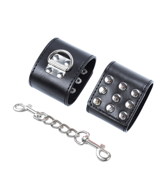 OHMAMA FETISH - WRIST RESTRAINTS SNAP FASTEN METAL