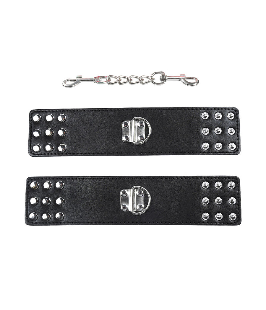 OHMAMA FETISH - WRIST RESTRAINTS SNAP FASTEN METAL