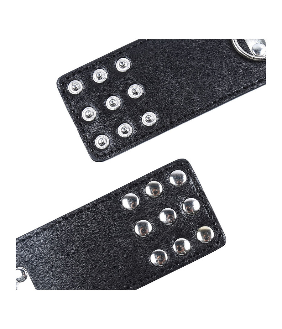 OHMAMA FETISH - WRIST RESTRAINTS SNAP FASTEN METAL