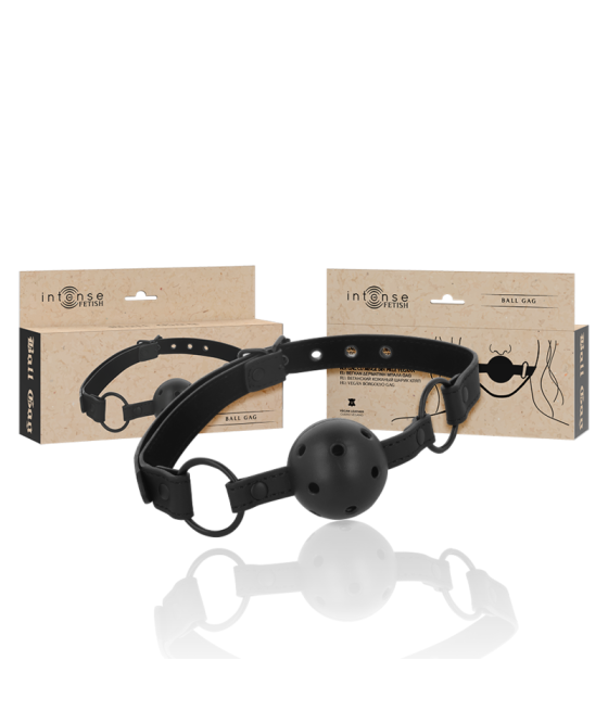 INTENSE - FETISH VEGAN LEATHER BALL GAG