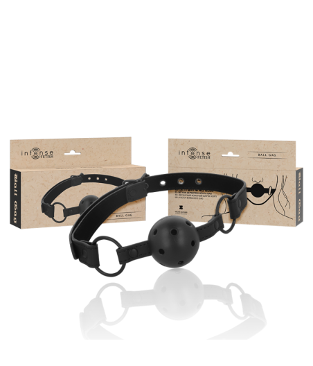 INTENSE - FETISH BALL GAG IN PELLE VEGANA