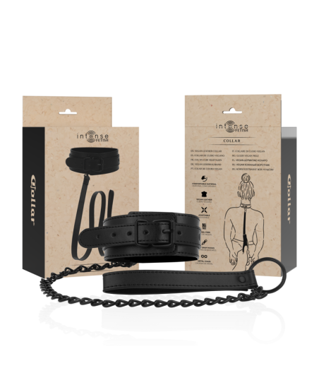 INTENSE - FETISH VEGANES LEDERHALSBAND