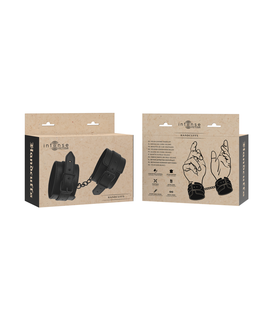 INTENSE - FETISH ALGEMAS DE COURO VEGANO