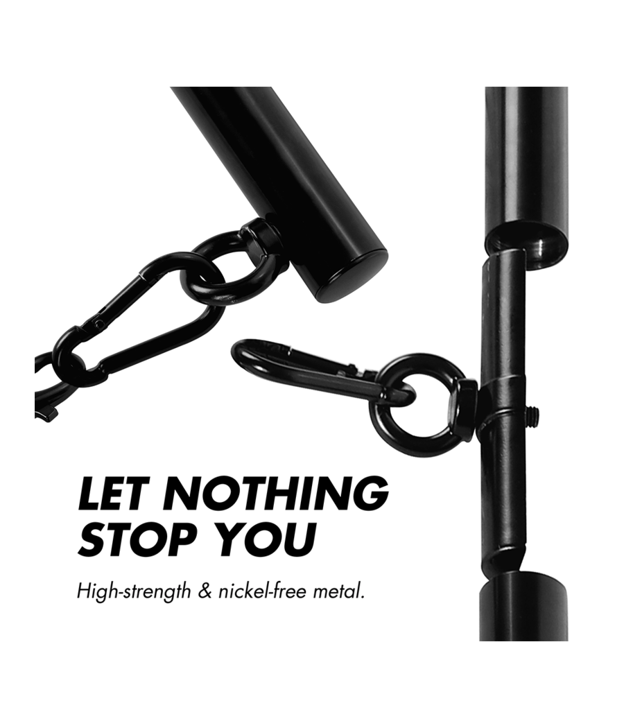 FETISH SUBMISSIVE BONDAGE - ADJUSTABLE SEPARATOR BAR 4 PIECES