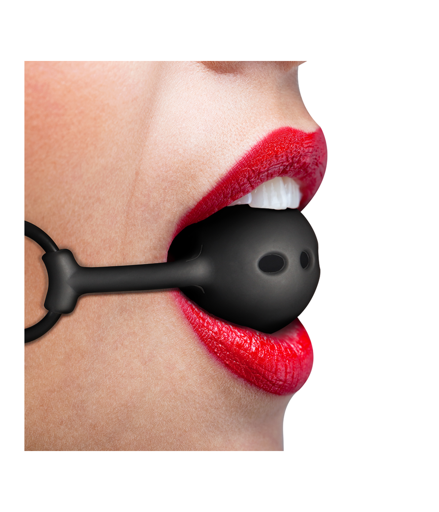 FETISH SUBMISSIVE BONDAGE - BALL GAG IN SILICONE TRASPIRANTE