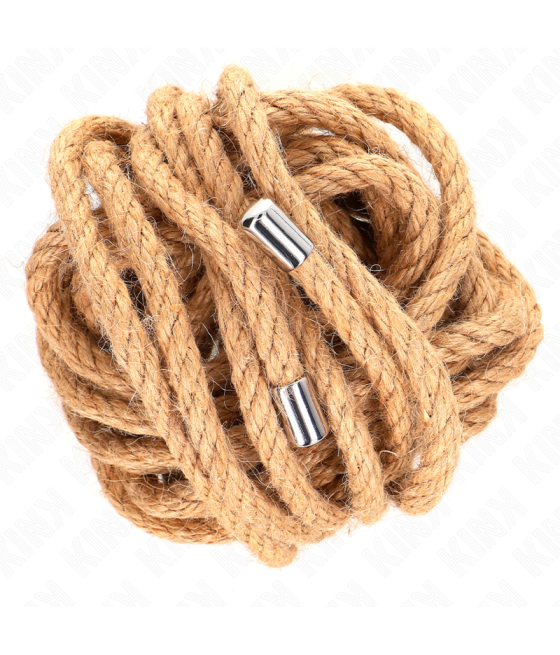 KINK - HEMP ROPE WITH METAL HEAD 5 METER